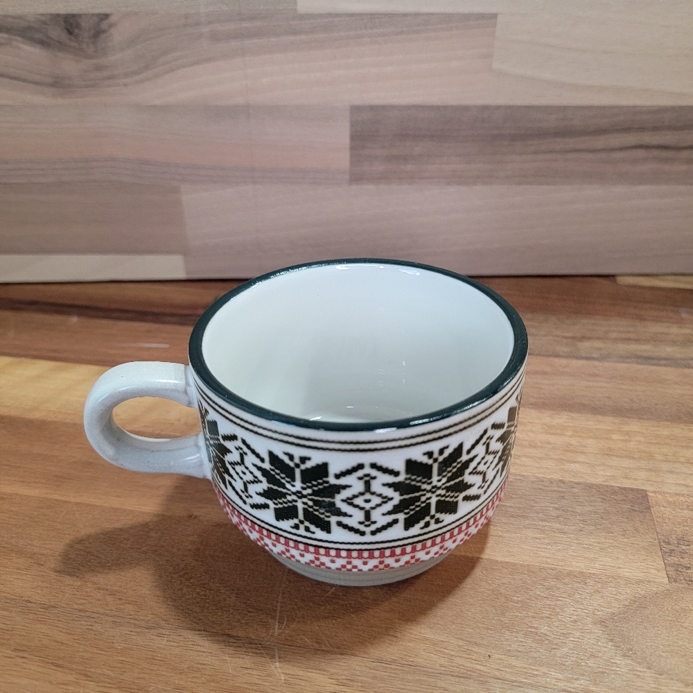 Hearth & Hand Fair Isle Snowflake Comfy Mug